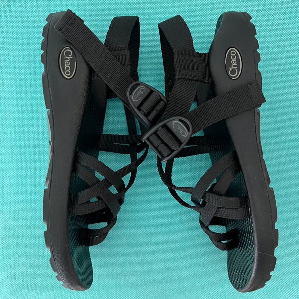 CHACO Black ZX/2 Sandals - great condition! - Picture 1 of 6